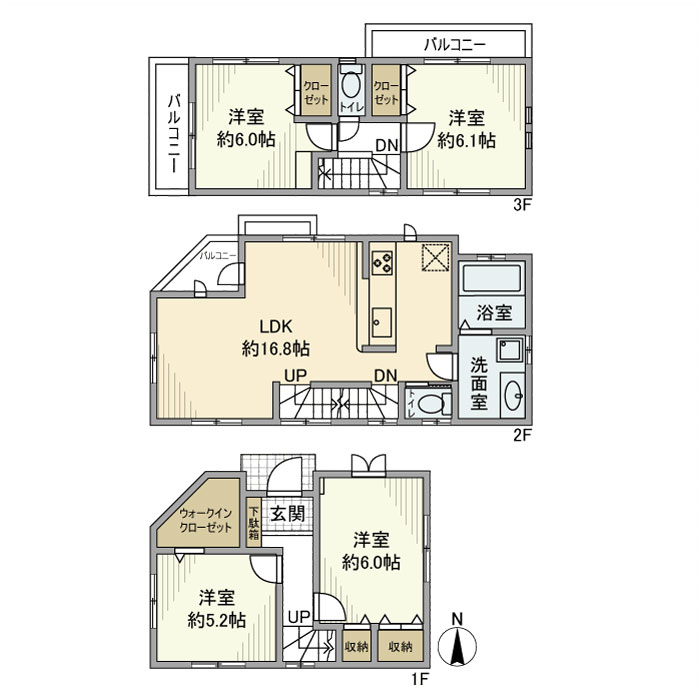 瀬ヶ崎戸建 間取り