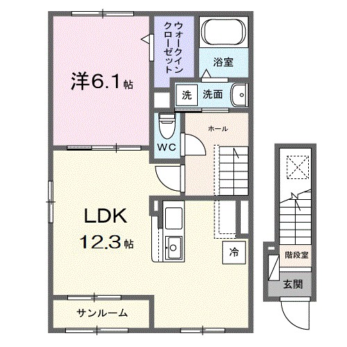 オルタンシア・チェーロ 間取り