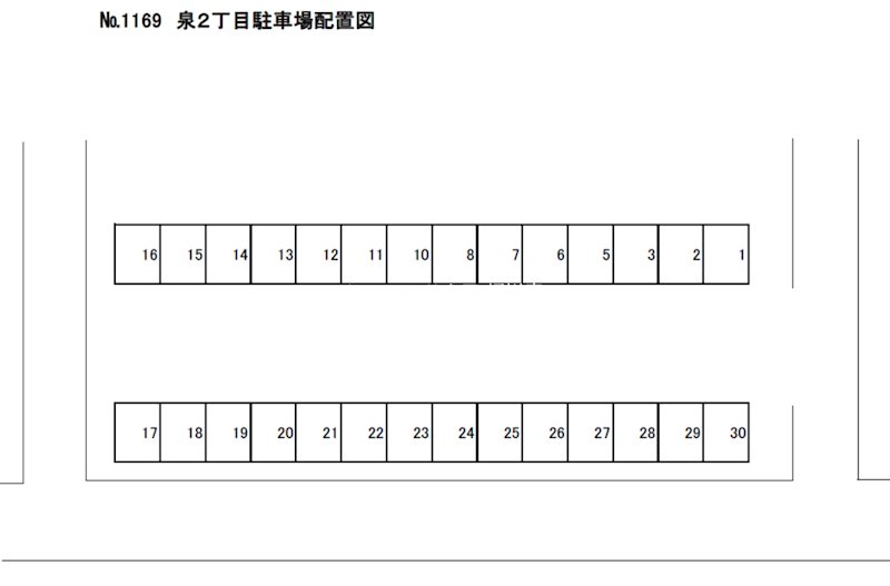 泉2丁目駐車場 間取り