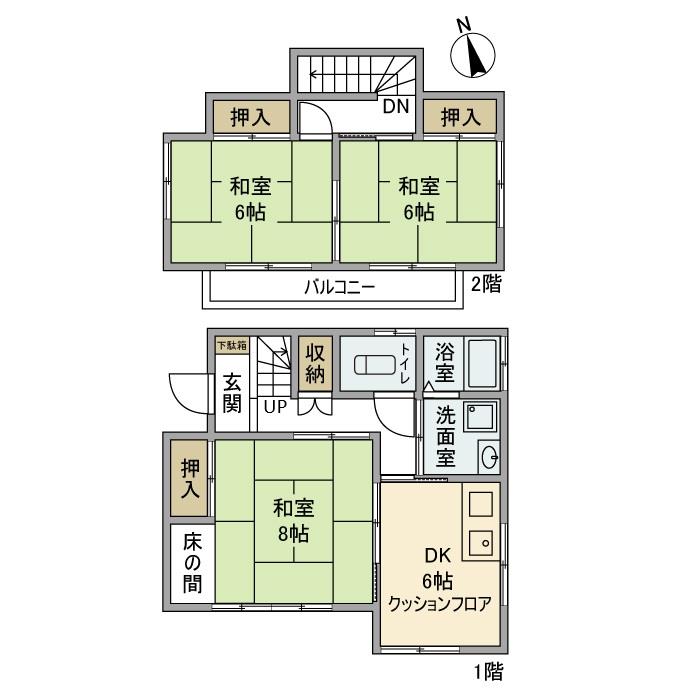 城南戸建 間取り
