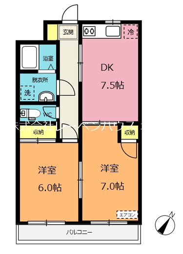 カーサグレース 間取り