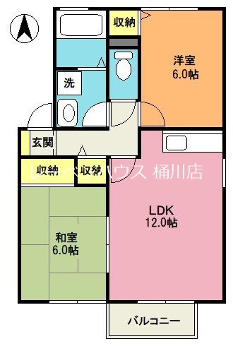 マロンハイツC 間取り
