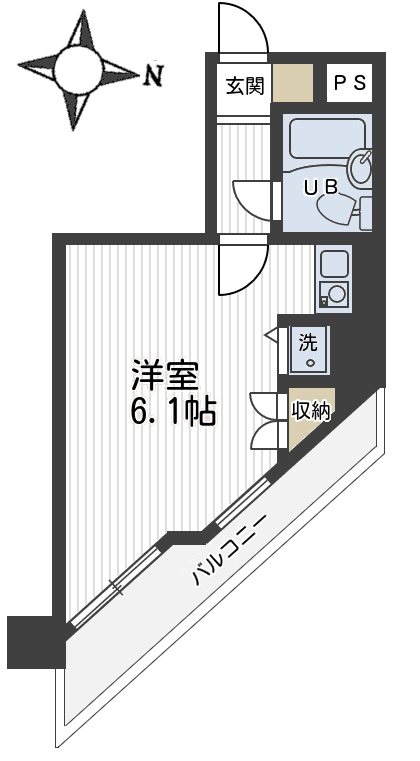 コスモスパジオ浦和常盤 間取り
