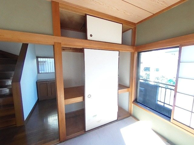 上の家 収納