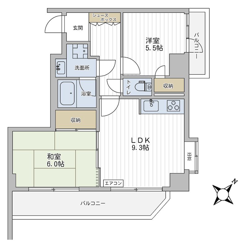 ライオンズマンション浦和県庁前 間取り