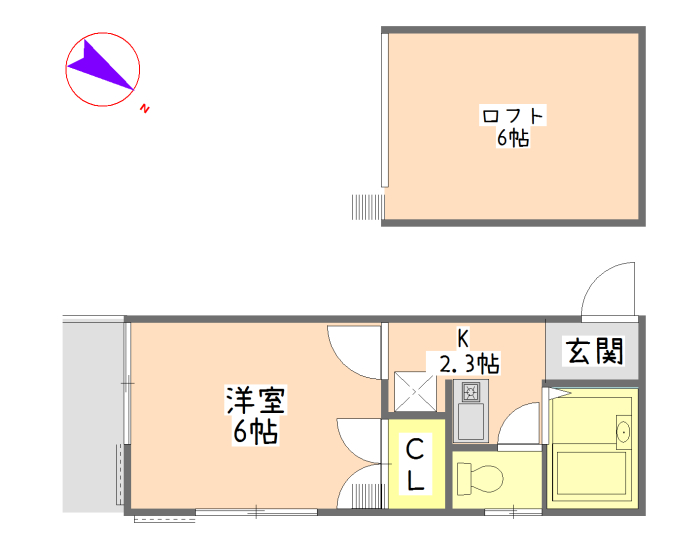 サザンハイツ 間取り