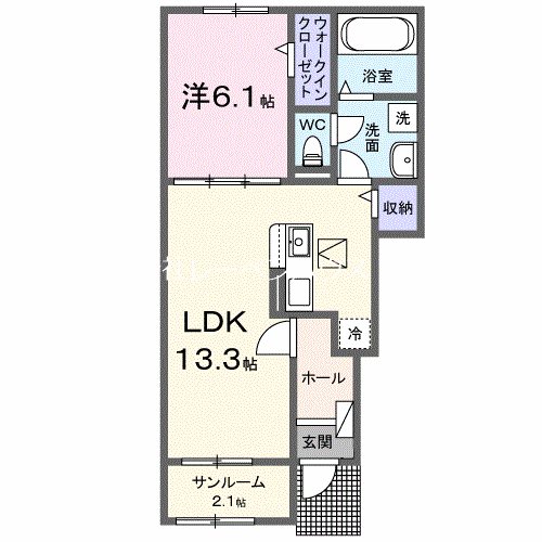 ベルヴィラージュA 間取り