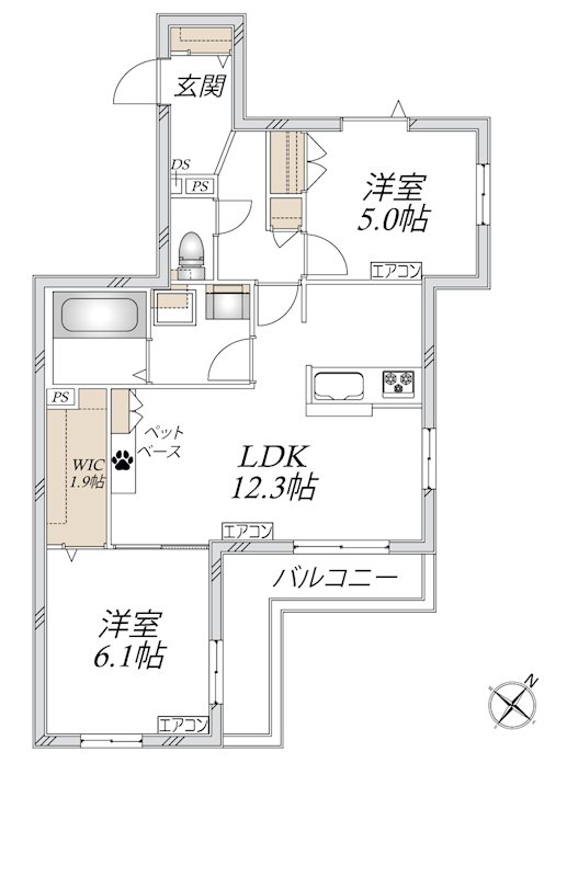 レザンテラス 間取り