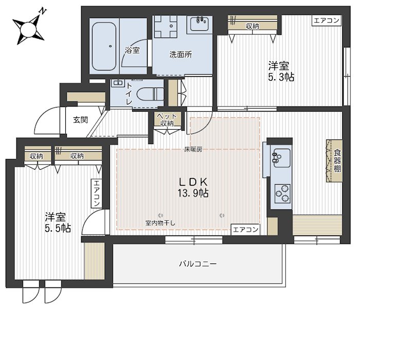 Ａｎｎｅｘ　Ｒ 間取り