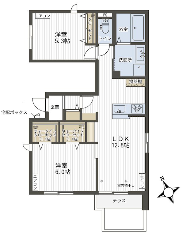 カーサ　フェリーチェ 間取り
