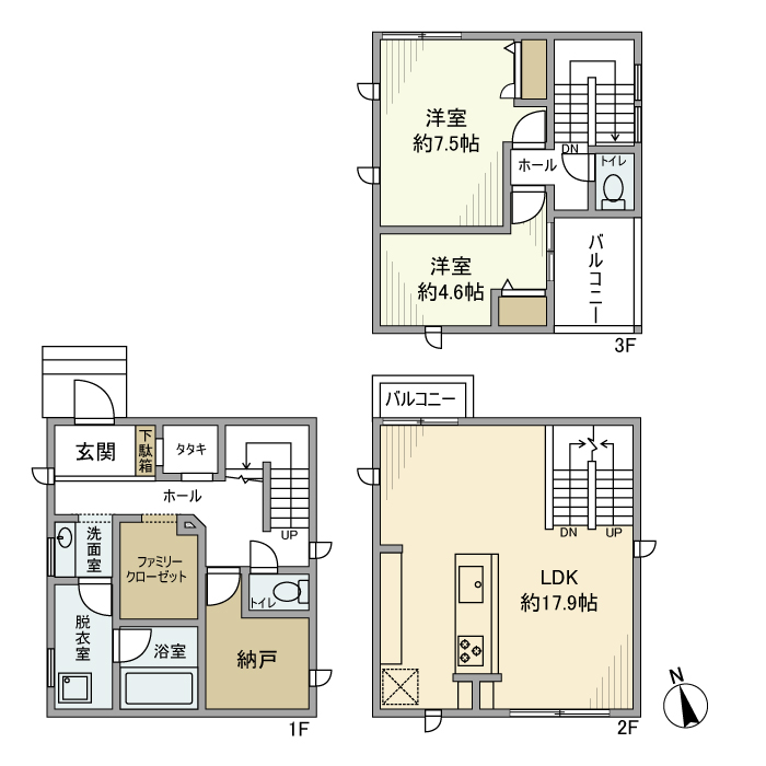 別所戸建 間取り