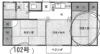 新井荘 間取り