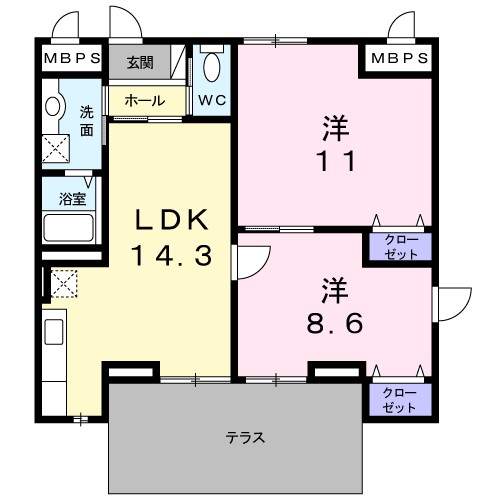 グリーン　ガーデン 間取り