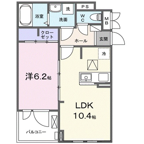 カーサ　ビアンカ　デュエ 間取り