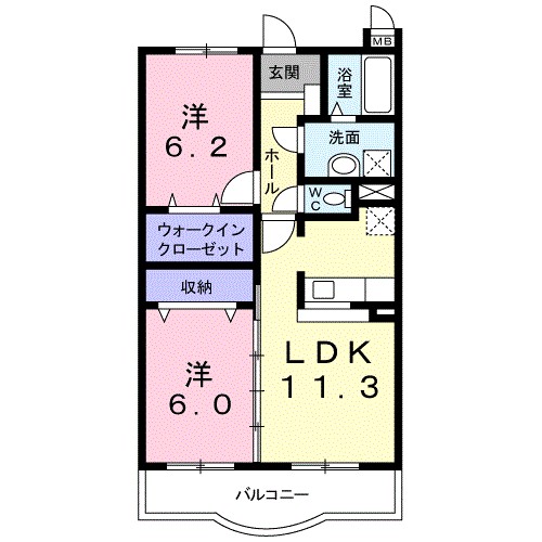 ベルメゾン 間取り