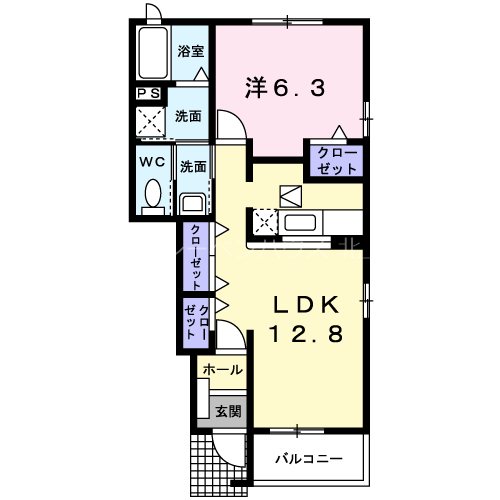 プロムナードローズ 間取り
