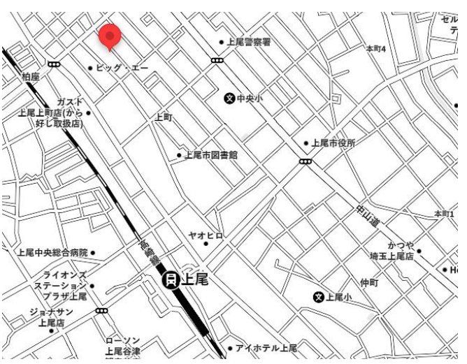 アーク・ヴィラ上尾 地図（共通）