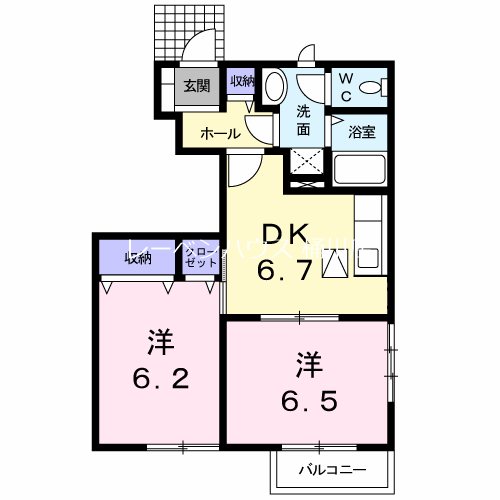 スプリングウィンドⅠ 間取り