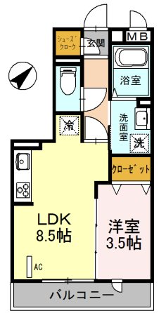 メテオール 間取り