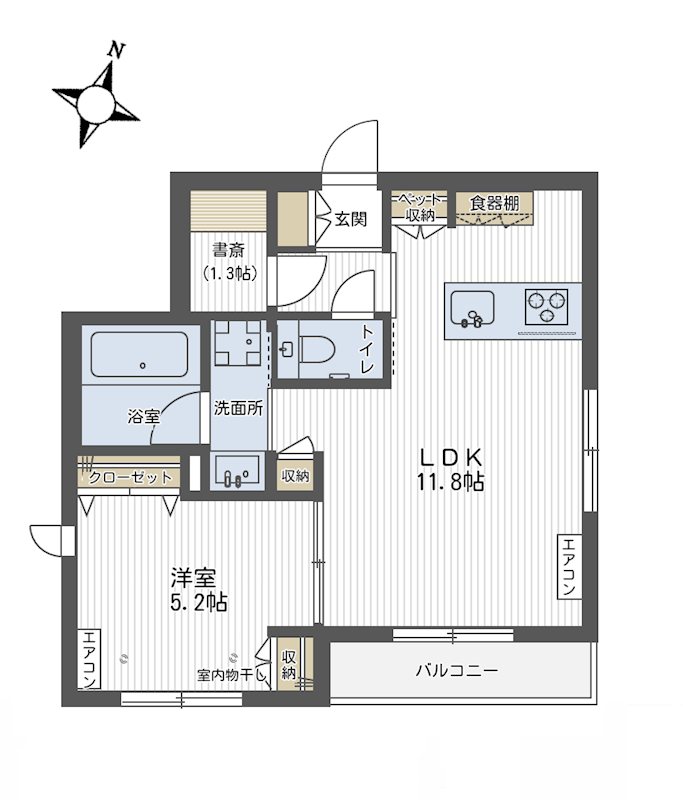 ＨＥＢＥＬ　ＭＡＩＳＯＮ　一角洞 間取り