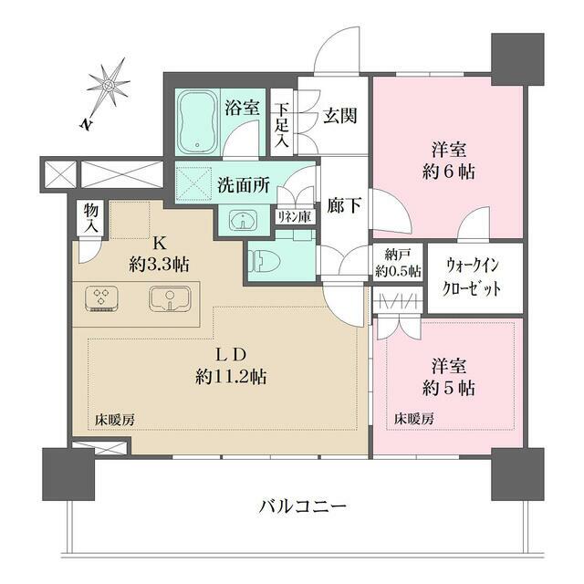 ＵＲＡＷＡ　ＴＨＥ　ＴＯＷＥＲ 間取り