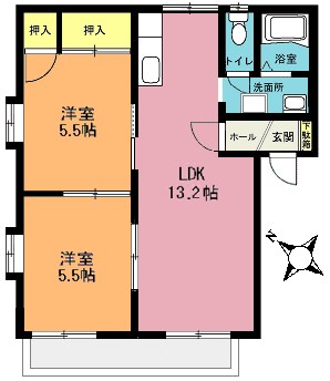 SHMドエル楠　Ａ棟 間取り