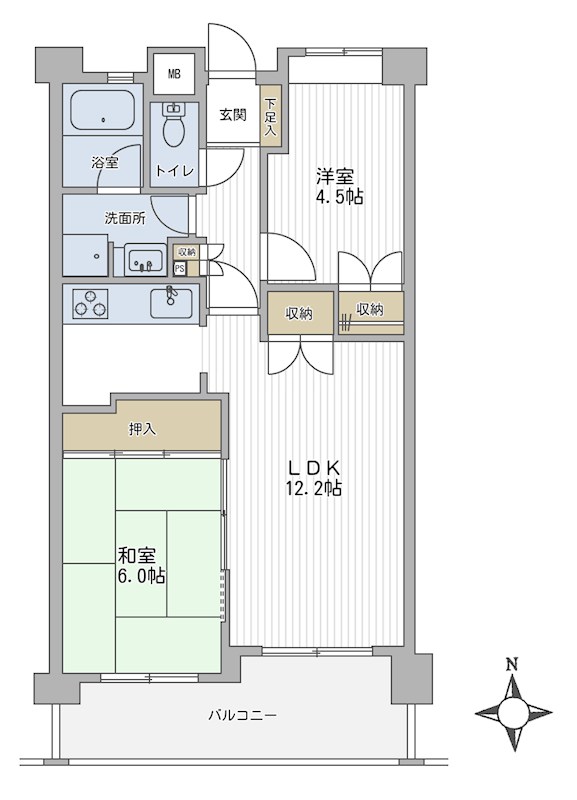 Grace Court Toda 間取り