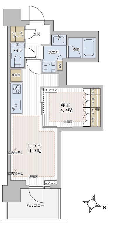 ＵＲＡＷＡ　ＴＨＥ　ＴＯＷＥＲ 間取り