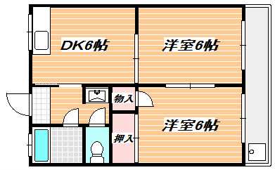 第５サンハイツ 間取り