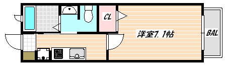 フォルス21 間取り図