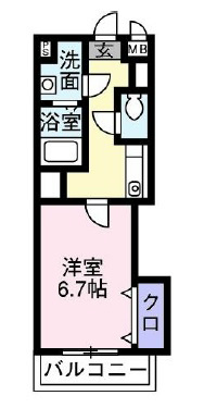 パティオ　フレッサ 間取り図