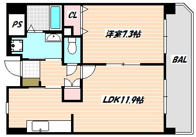 コーポレート西船橋 間取り図