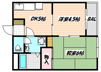 フォルス船橋1 間取り