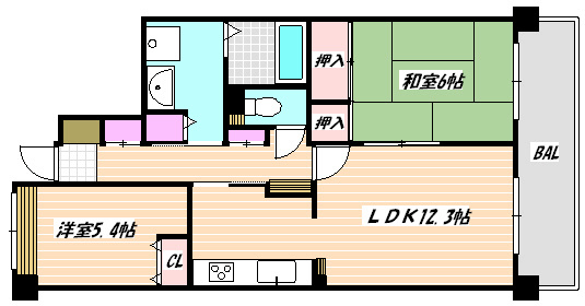 アポロハイツ 間取り図