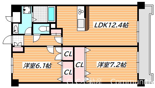 カサベルテ  間取り図