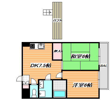 マンションサトウ 間取り図