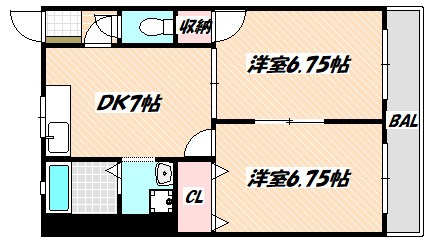 千葉県船橋市本中山２丁目 間取り