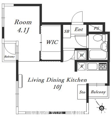 ローズガーデン１番館 間取り
