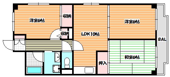 エステートシンサダ 間取り