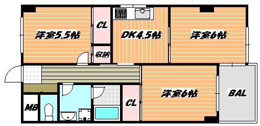 パールグリーン 間取り図