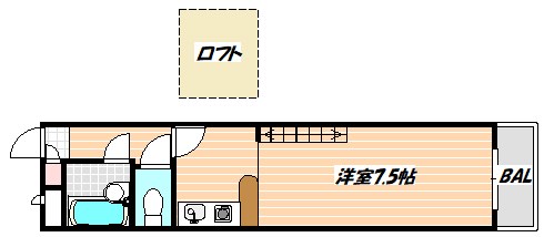 ツインズ立花 間取り図