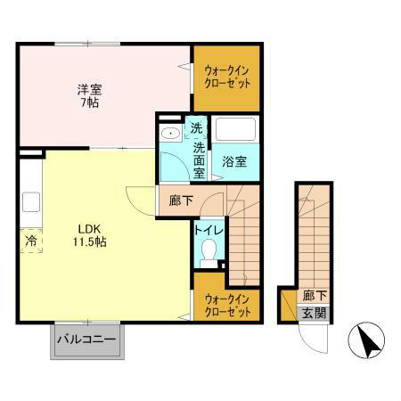 カーサ・ルーチェ 間取り図