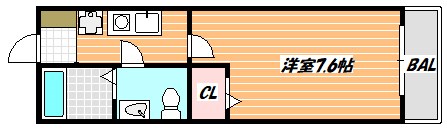 ウィステリアＲ 間取り図