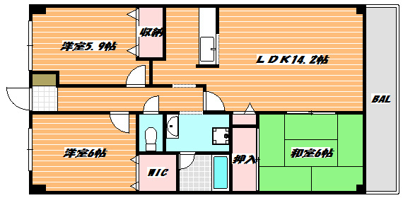 グランパシフィック 間取り図