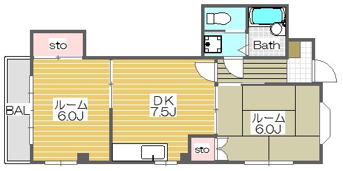 神奈川県川崎市幸区古川町 間取り