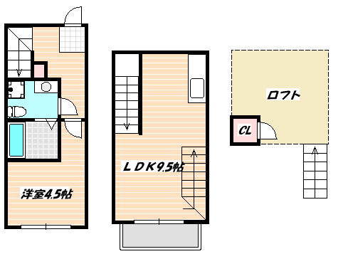 タウンカテッジ行徳 間取り図