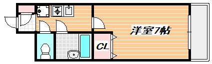 メテオーロ舞浜 間取り図