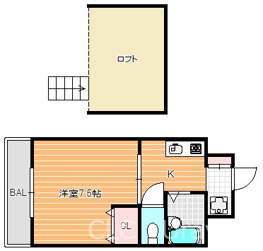 アルカサル浦安  間取り図