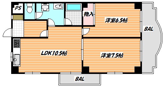 メゾン・ド・グリシーヌ 間取り