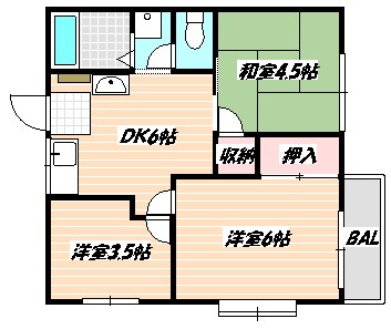 千葉県船橋市西船１丁目 間取り